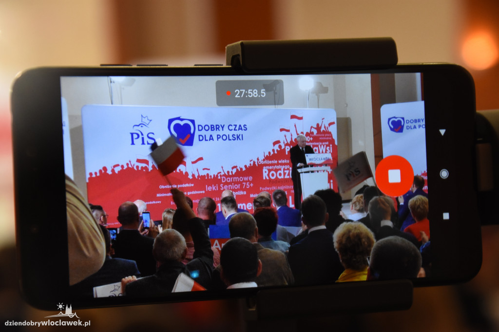 Jarosław Kaczyński we Włocławku