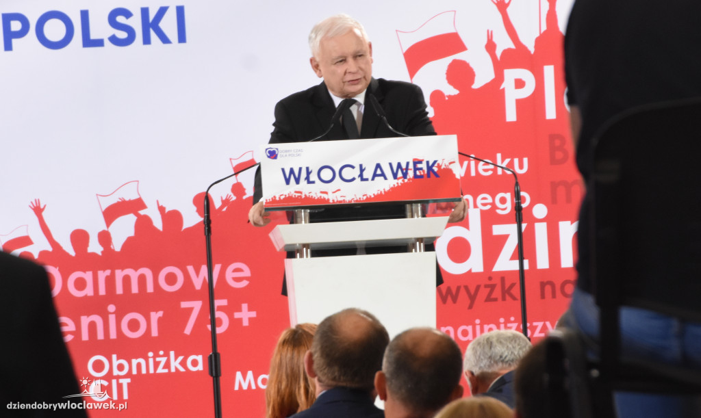 Jarosław Kaczyński we Włocławku