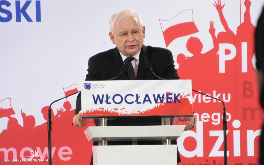 Jarosław Kaczyński we Włocławku