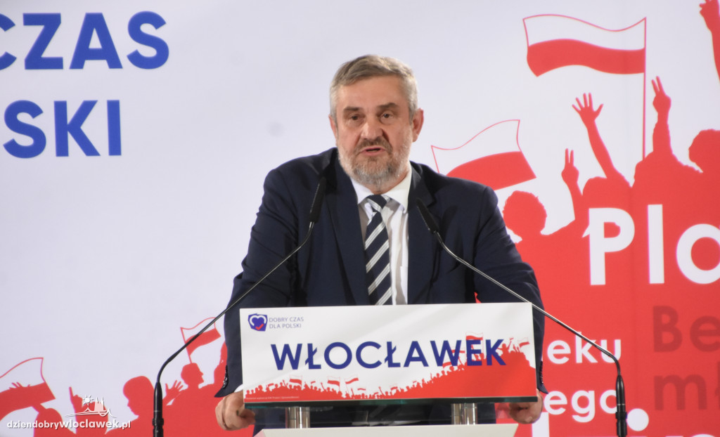 Jarosław Kaczyński we Włocławku
