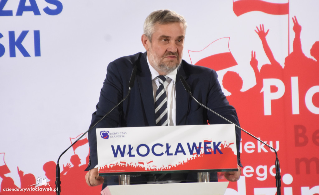 Jarosław Kaczyński we Włocławku