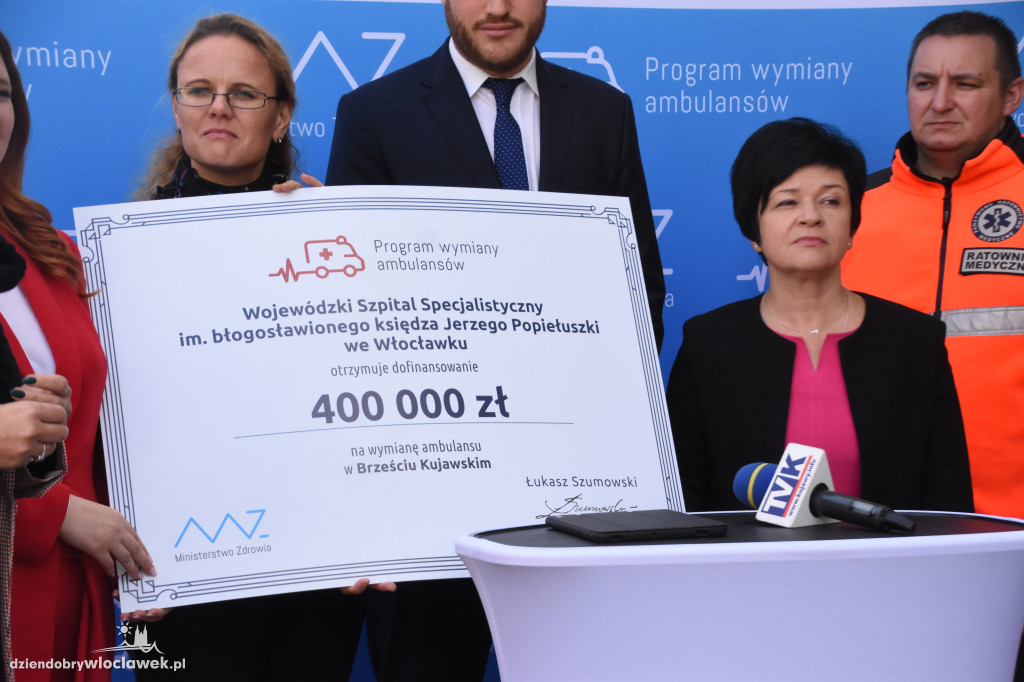 Do Brześcia Kuj. trafi nowa karetka