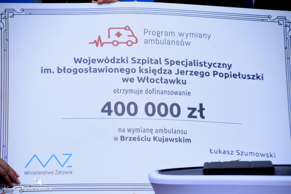 Do Brześcia Kuj. trafi nowa karetka