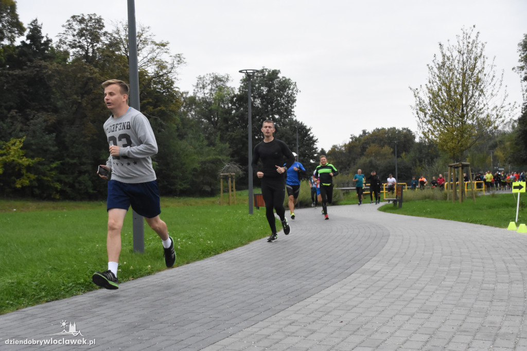 Parkrun w parku na Słodowie