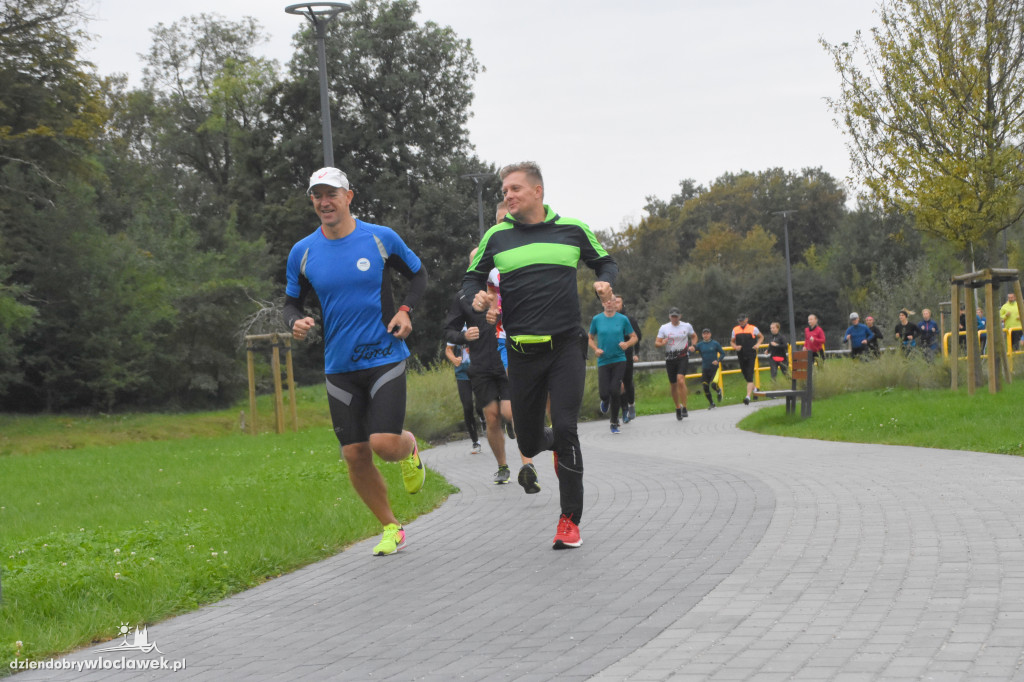 Parkrun w parku na Słodowie