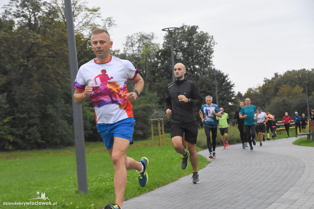 Parkrun w parku na Słodowie