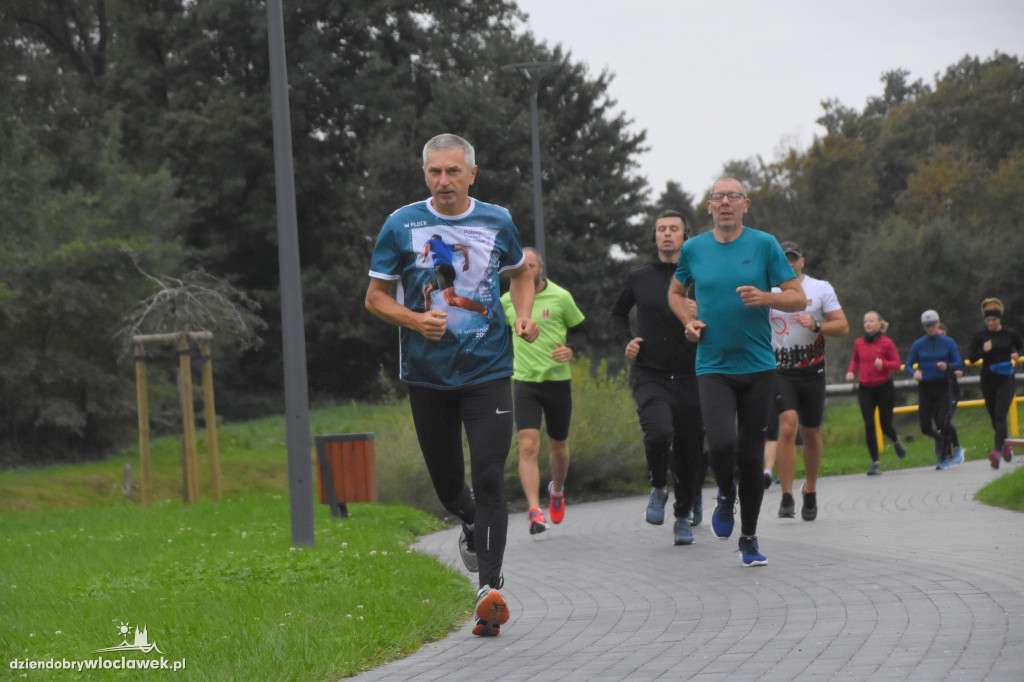 Parkrun w parku na Słodowie
