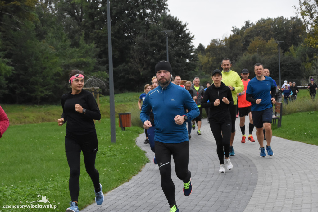 Parkrun w parku na Słodowie