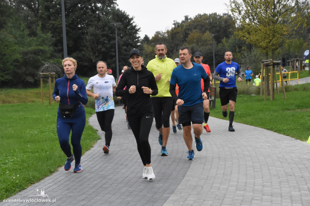 Parkrun w parku na Słodowie