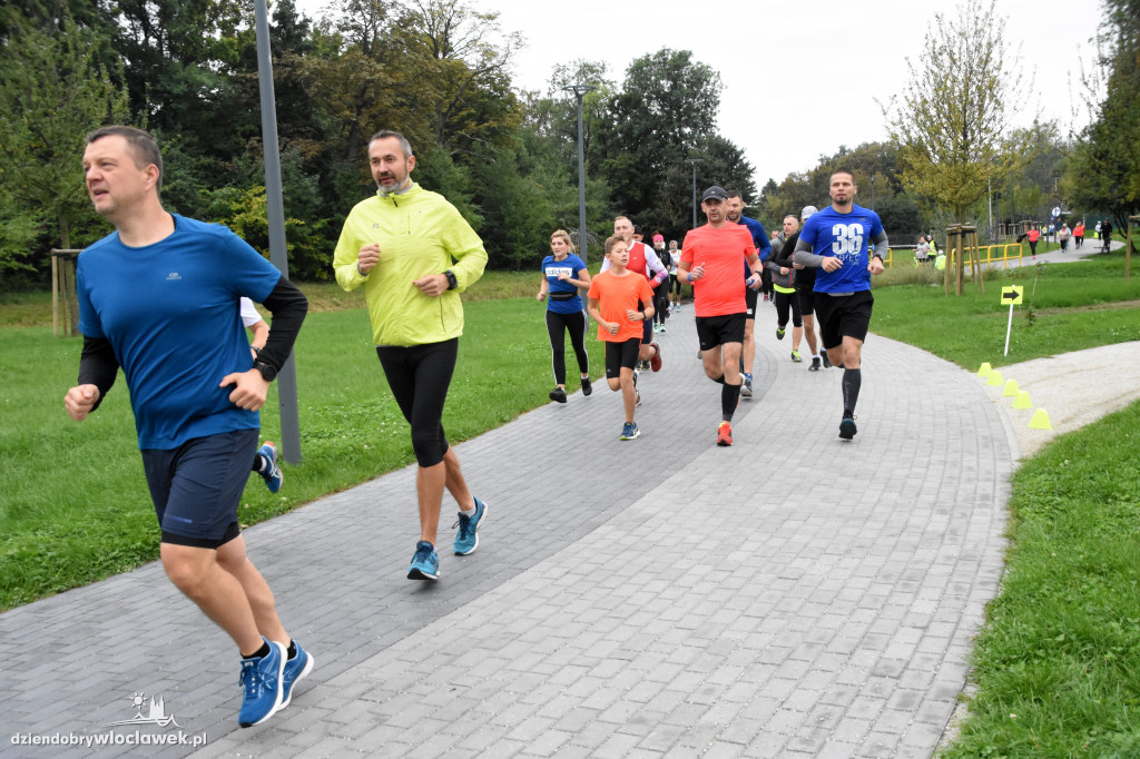 Parkrun w parku na Słodowie