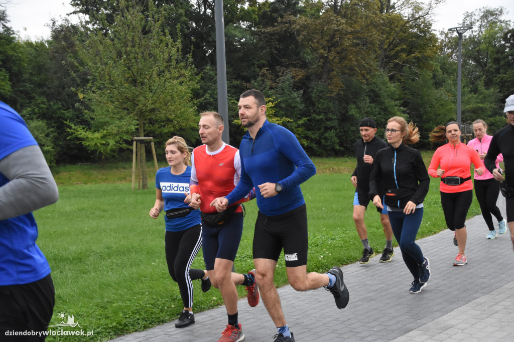 Parkrun w parku na Słodowie