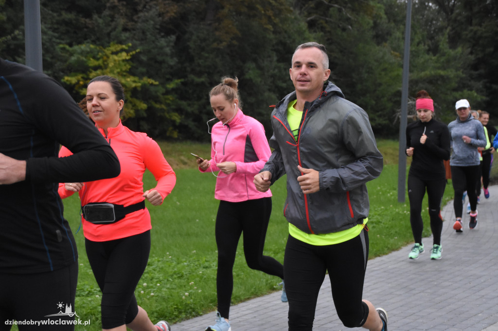 Parkrun w parku na Słodowie