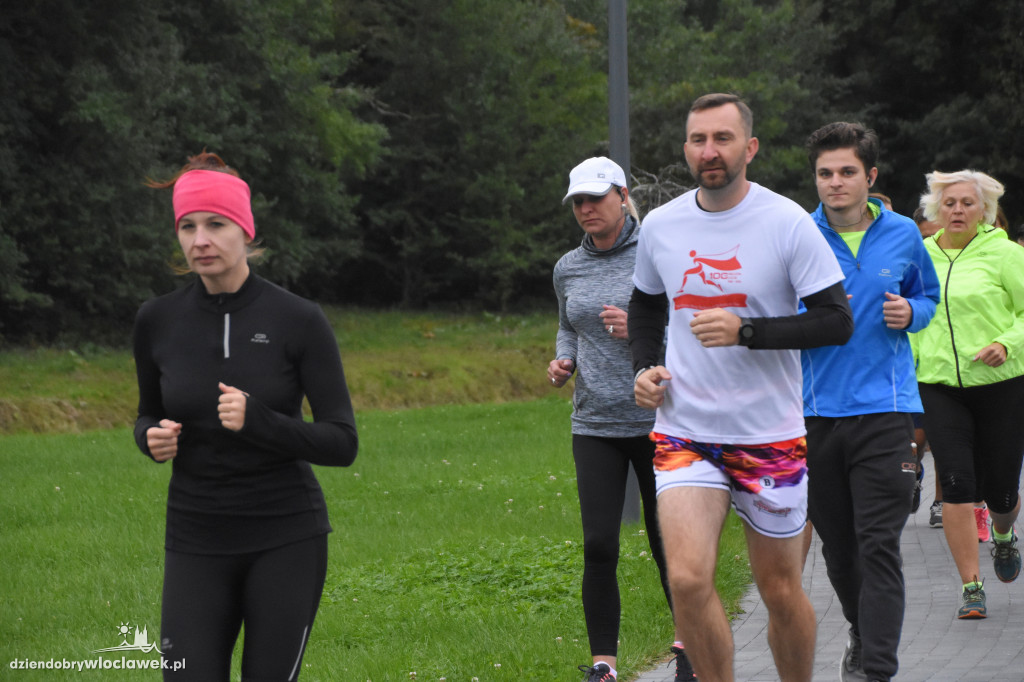 Parkrun w parku na Słodowie