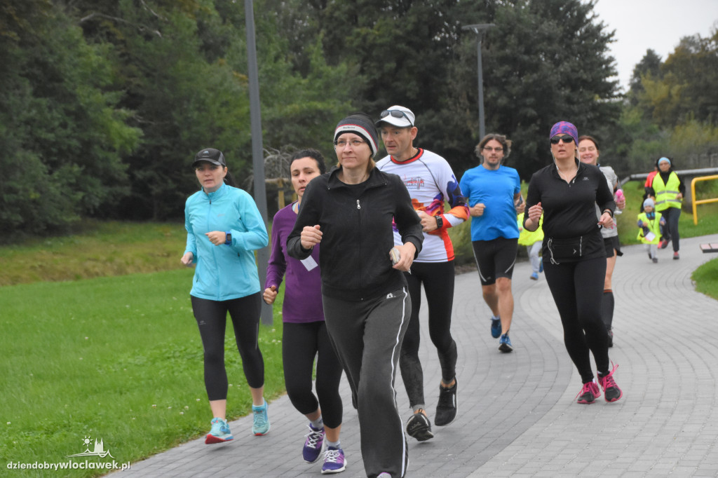 Parkrun w parku na Słodowie