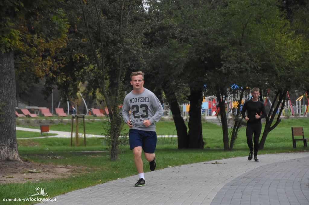 Parkrun w parku na Słodowie