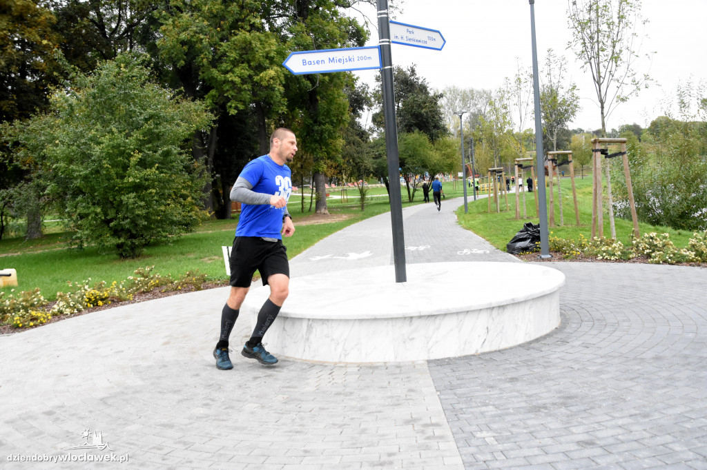 Parkrun w parku na Słodowie