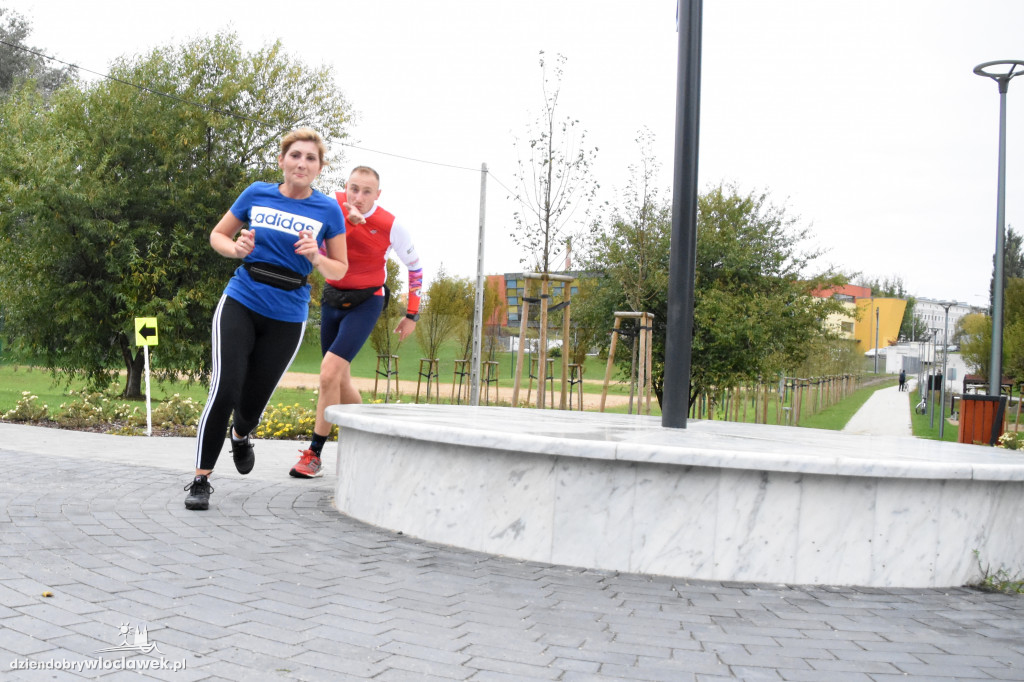 Parkrun w parku na Słodowie