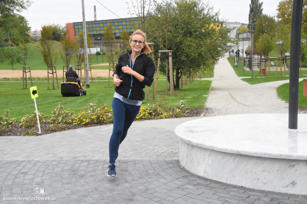 Parkrun w parku na Słodowie