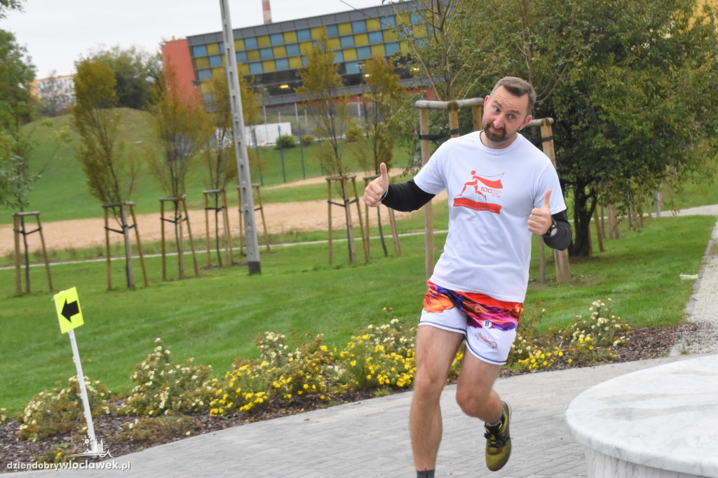 Parkrun w parku na Słodowie