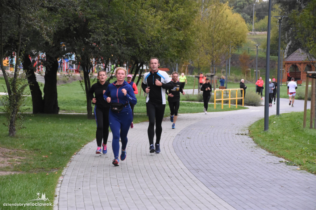 Parkrun w parku na Słodowie