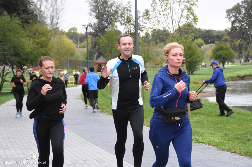 Parkrun w parku na Słodowie