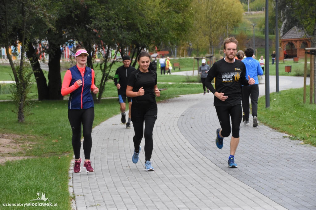Parkrun w parku na Słodowie