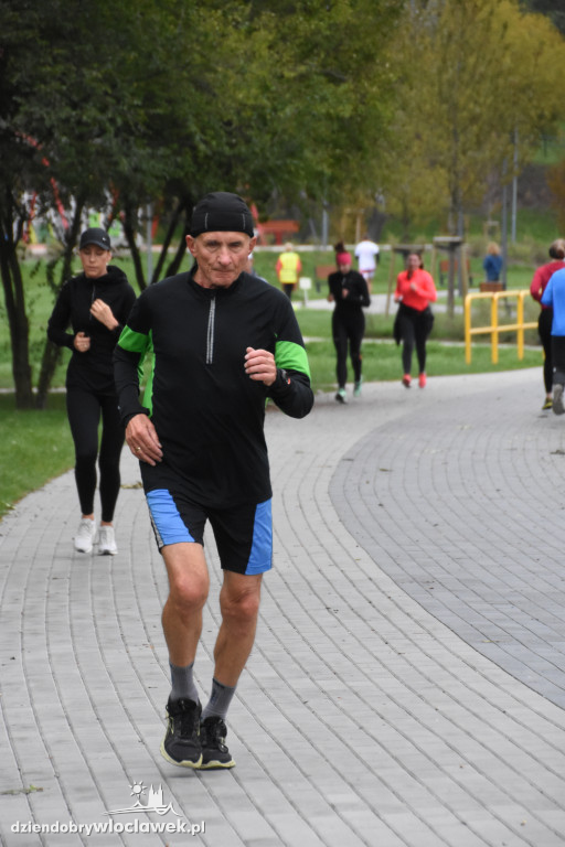 Parkrun w parku na Słodowie