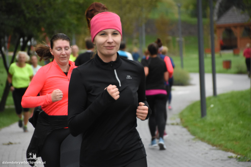 Parkrun w parku na Słodowie