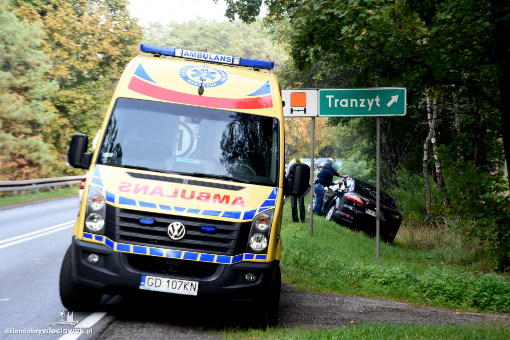 Karambol 4 aut na drodze krajowej