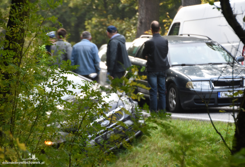 Karambol 4 aut na drodze krajowej