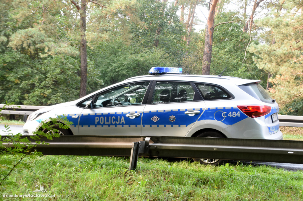 Karambol 4 aut na drodze krajowej