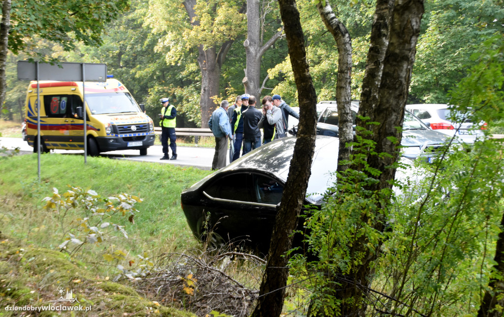 Karambol 4 aut na drodze krajowej