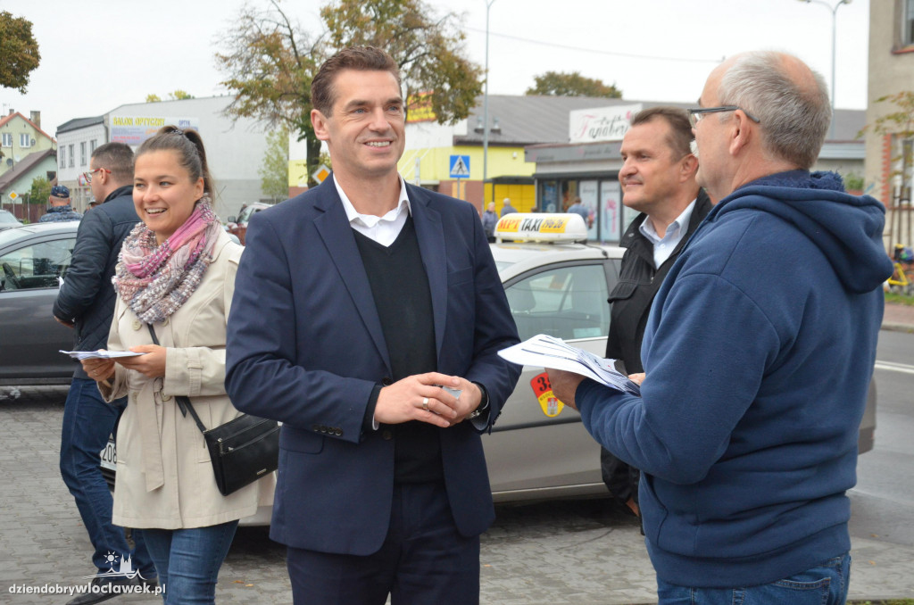 Kampania wyborcza na targowisku