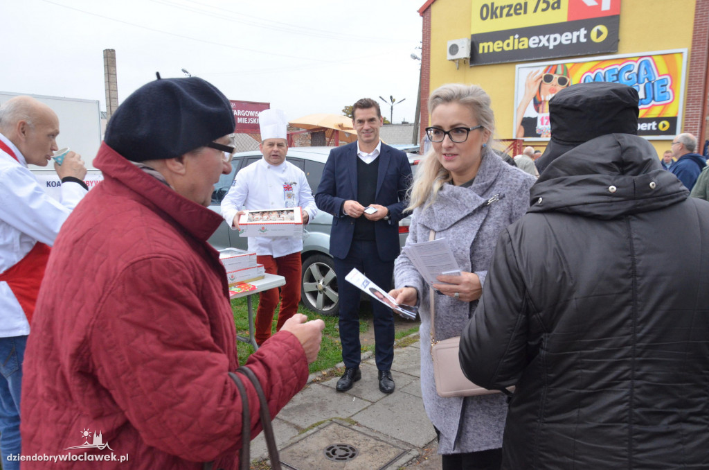 Kampania wyborcza na targowisku