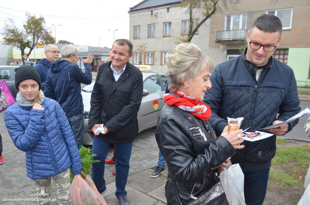 Kampania wyborcza na targowisku