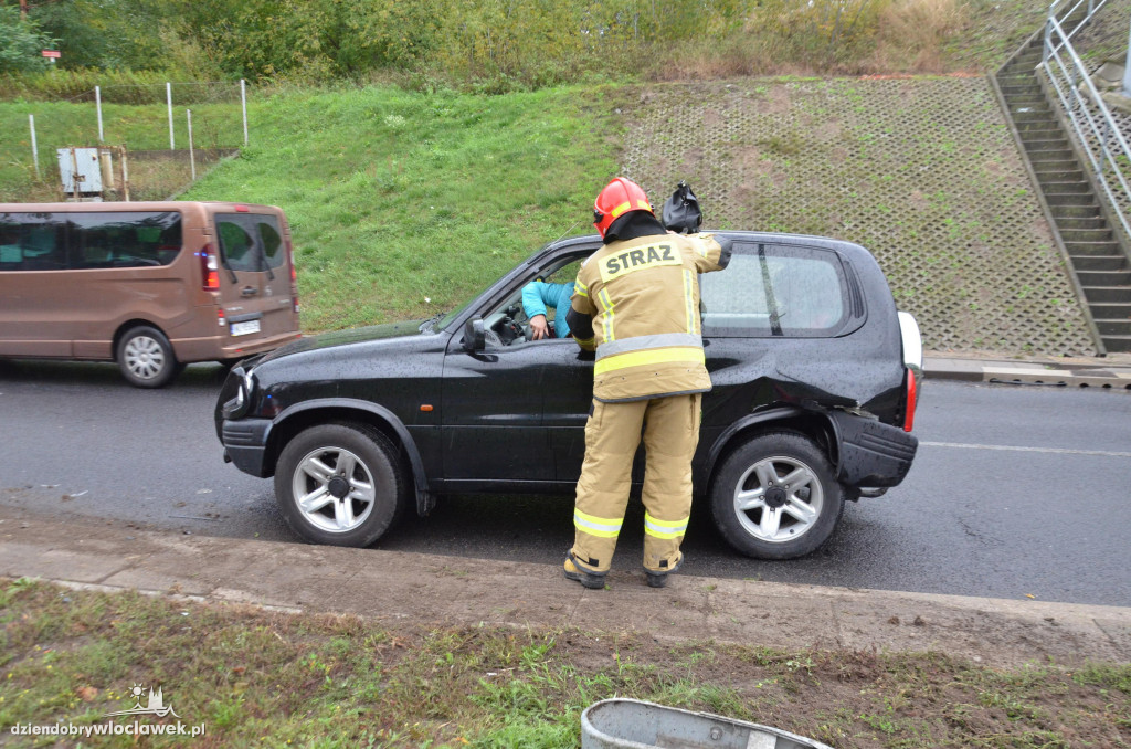 Dwie kolizje na al. Królowej Jadwigi