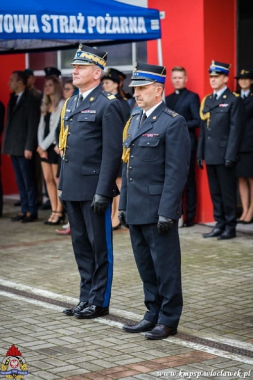 Uroczysta zbiórka u strażaków