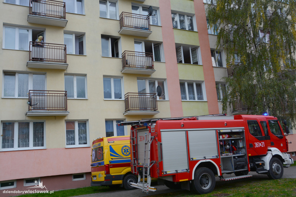 Pożar przy Dziewińskiej