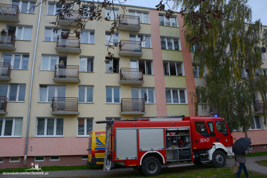 Pożar przy Dziewińskiej