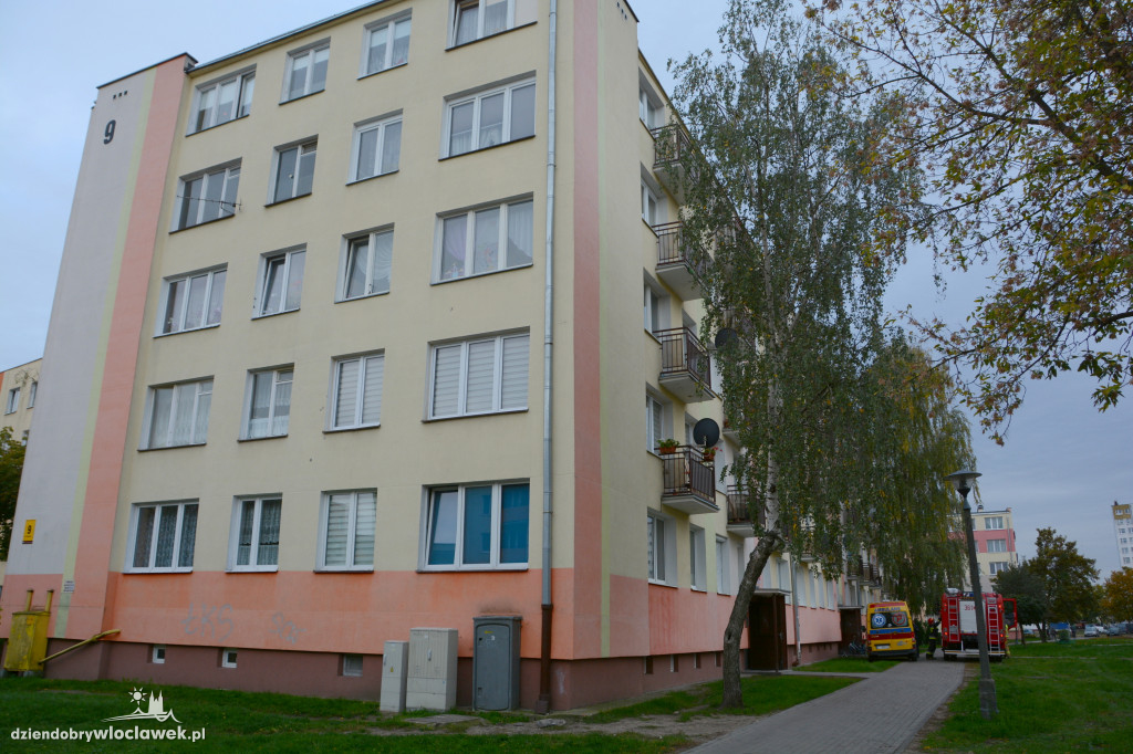Pożar przy Dziewińskiej