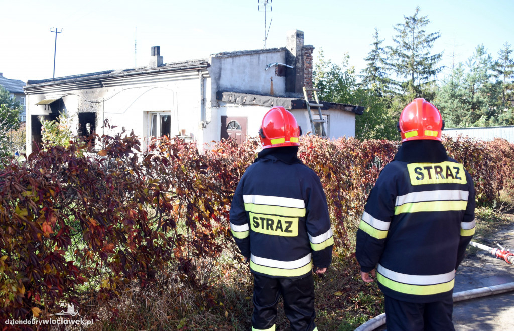 Pożar domu przy ul. Mielęcińskiej