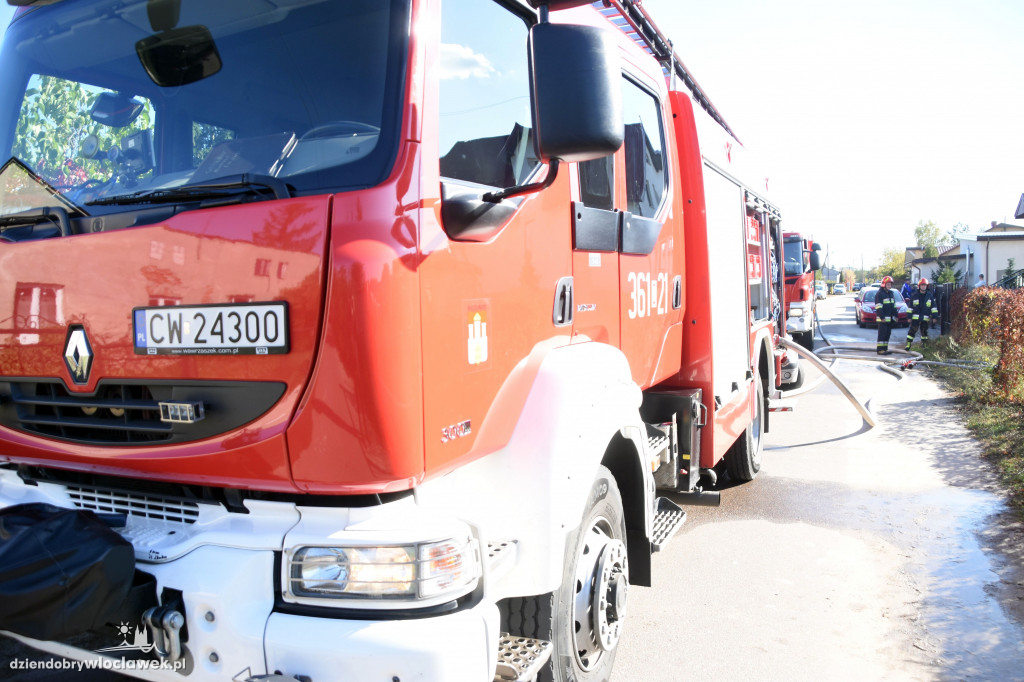 Pożar domu przy ul. Mielęcińskiej