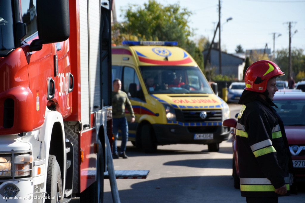 Pożar domu przy ul. Mielęcińskiej
