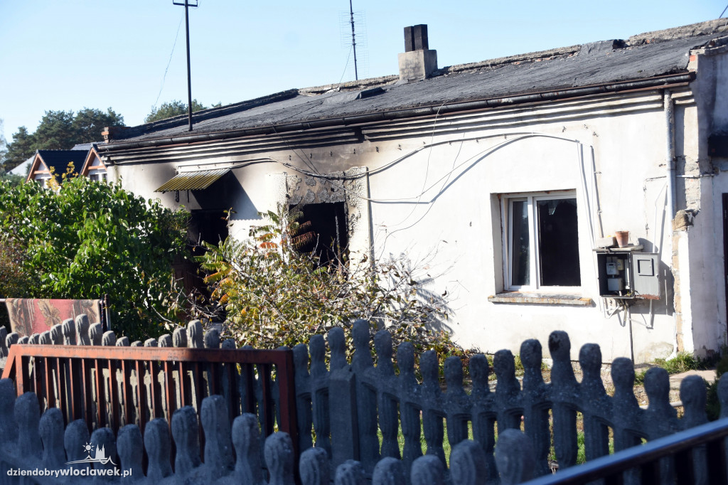 Pożar domu przy ul. Mielęcińskiej