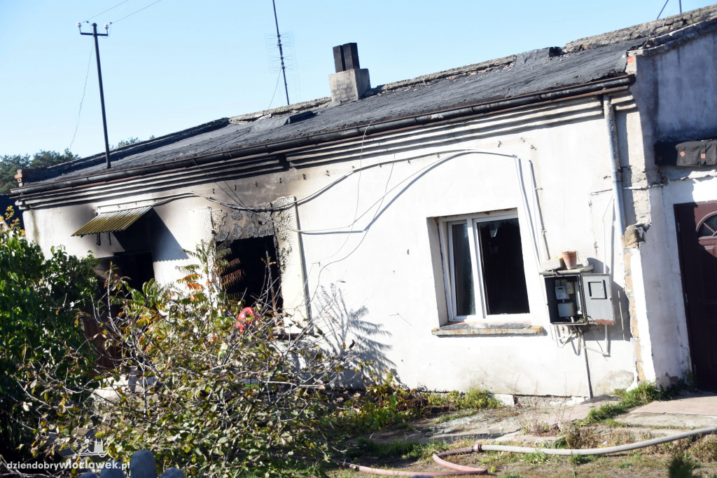 Pożar domu przy ul. Mielęcińskiej