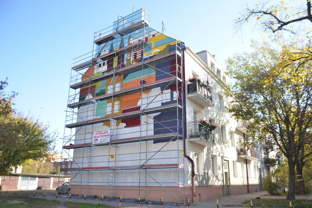 Przy ul. Żabiej powstaje nowy mural
