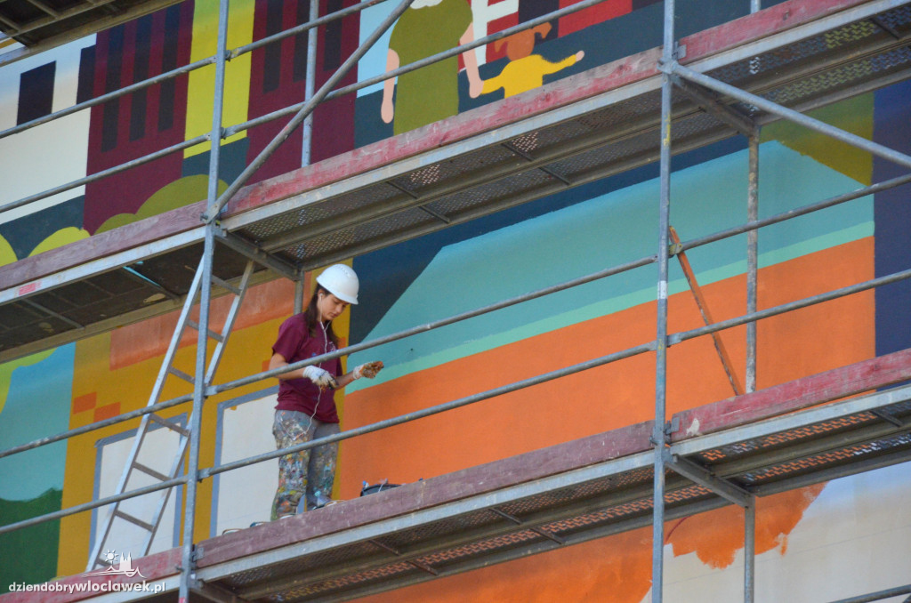 Przy ul. Żabiej powstaje nowy mural