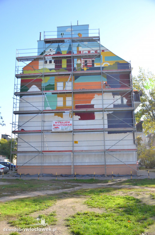 Przy ul. Żabiej powstaje nowy mural