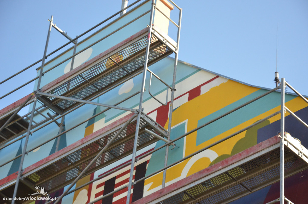 Przy ul. Żabiej powstaje nowy mural