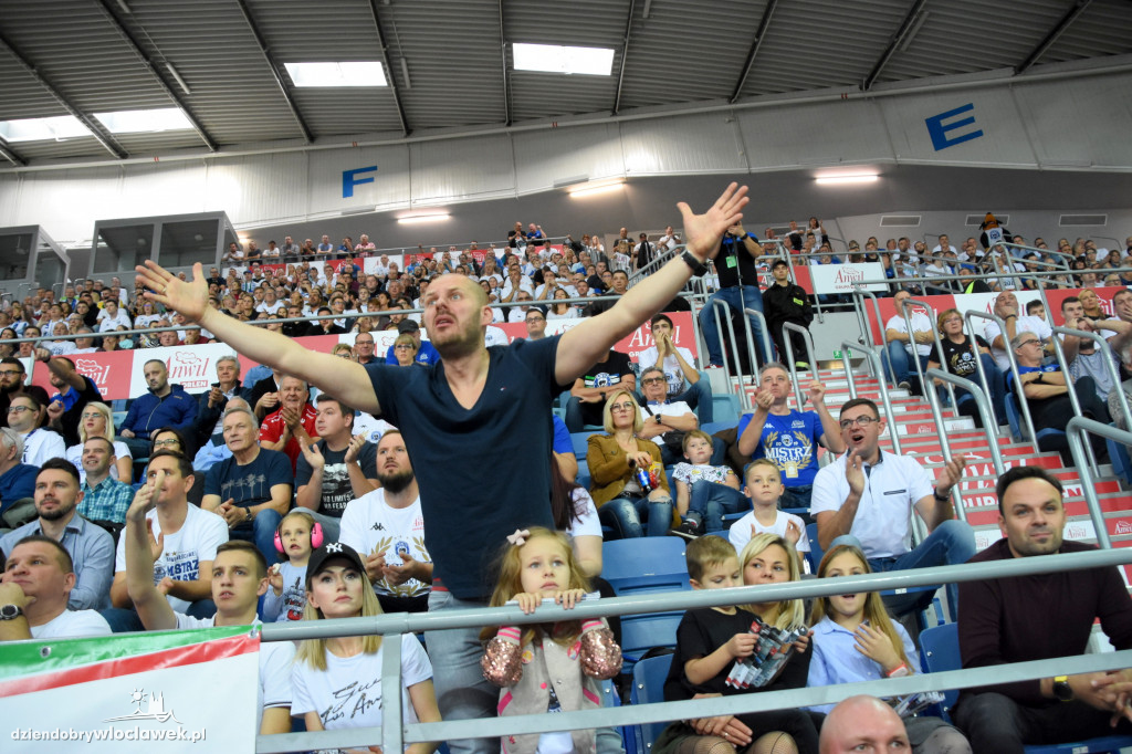 Kibice na meczu Anwil - Trefl